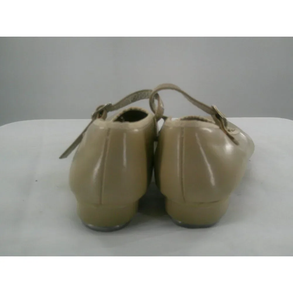 Pre-Owned Dance Tap Shoes Revolution Kids 13.5M Mary Jane Leather Buckle Student